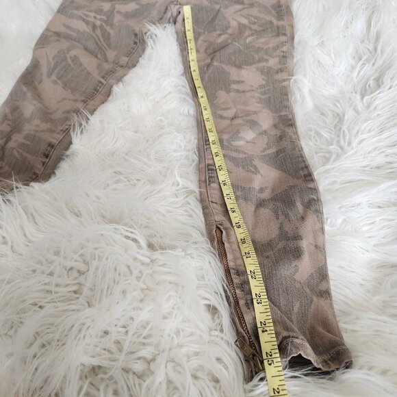 Current Elliot Size 25 The‎ Silverlake Zip Ankle Skinny Camo Jeans - Picture 11 of 16